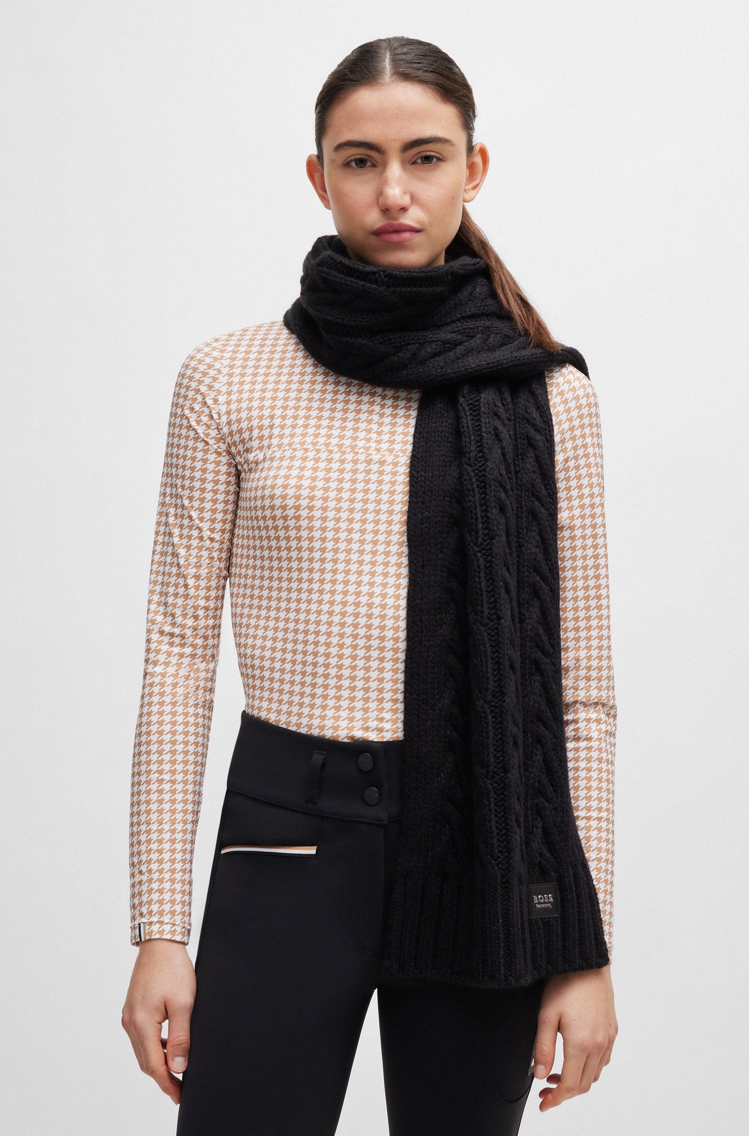Cable-Knit Scarf