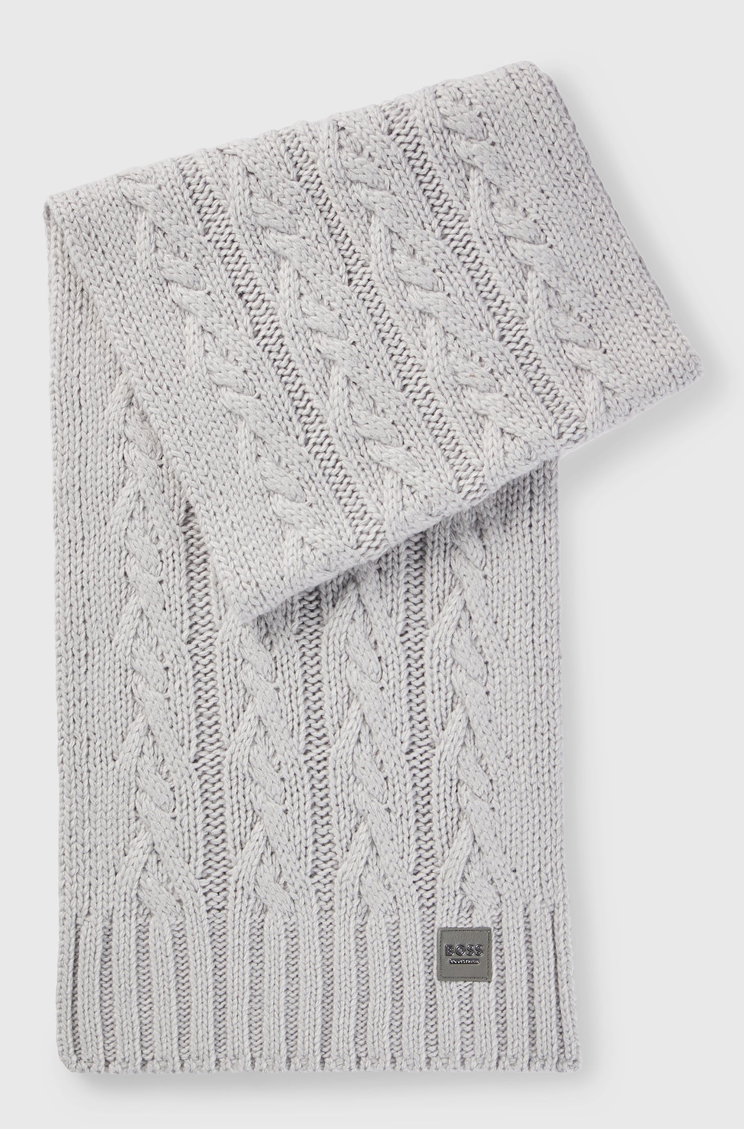 Cable-Knit Scarf