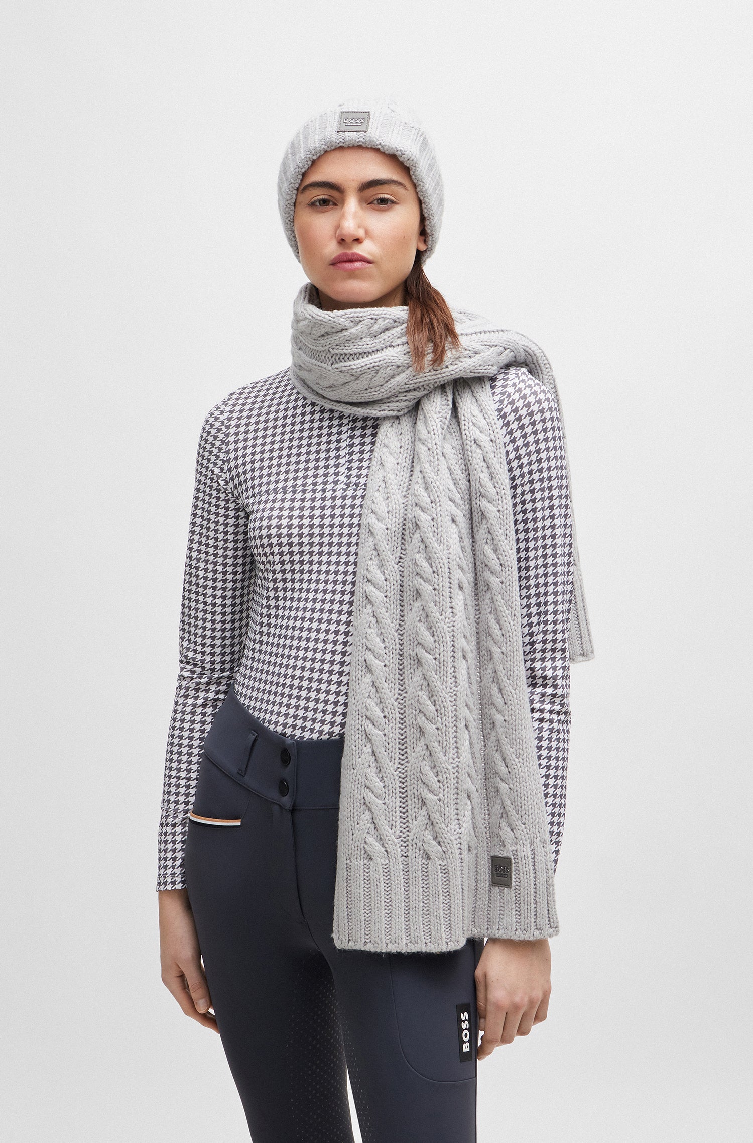 Cable-Knit Scarf