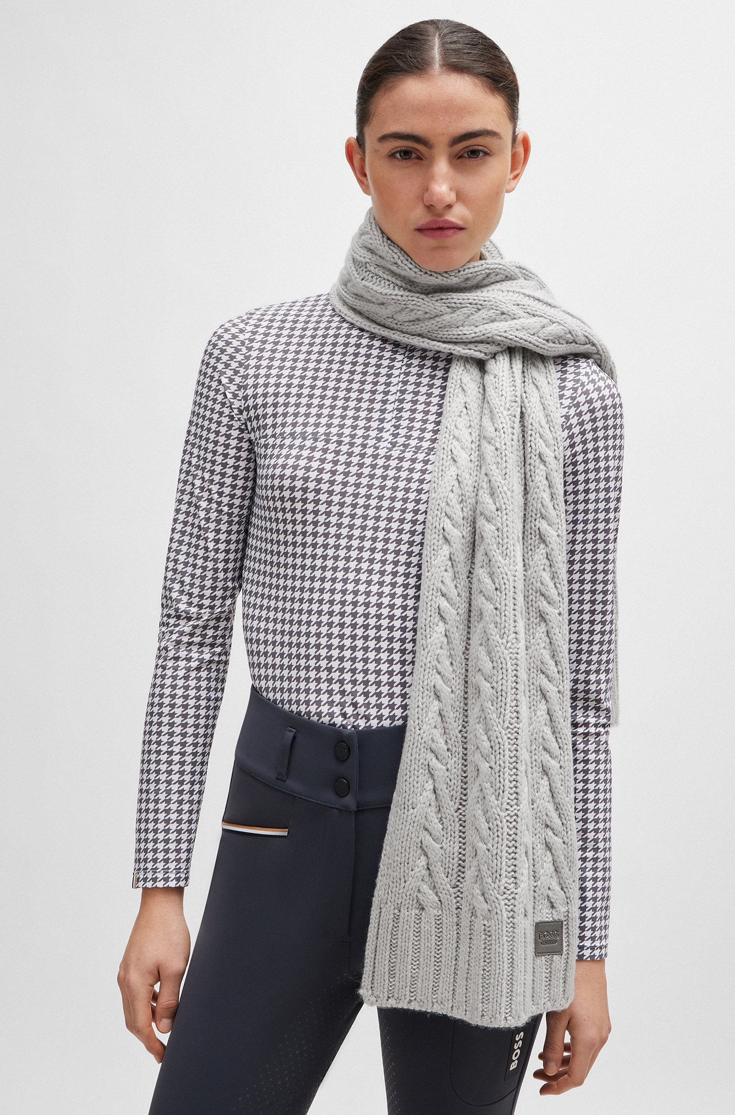 Cable-Knit Scarf