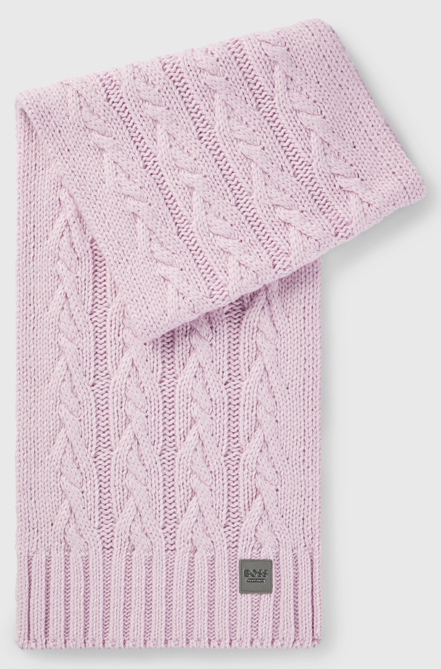 Cable-Knit Scarf