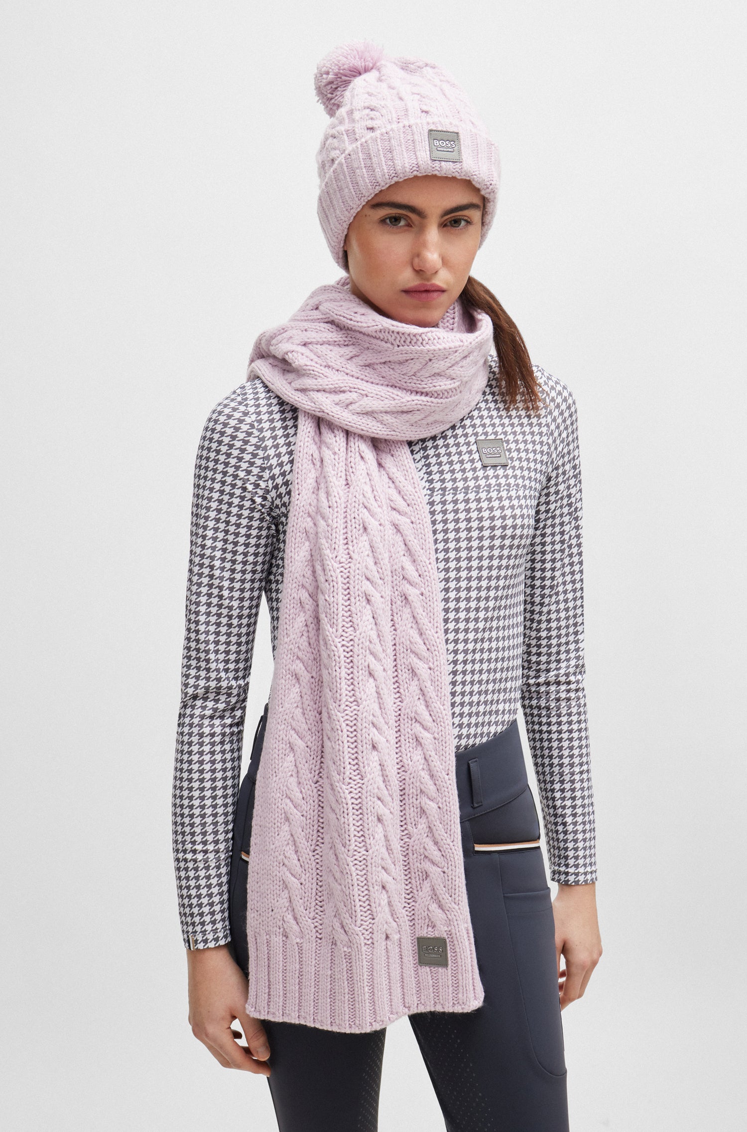 Cable-Knit Scarf