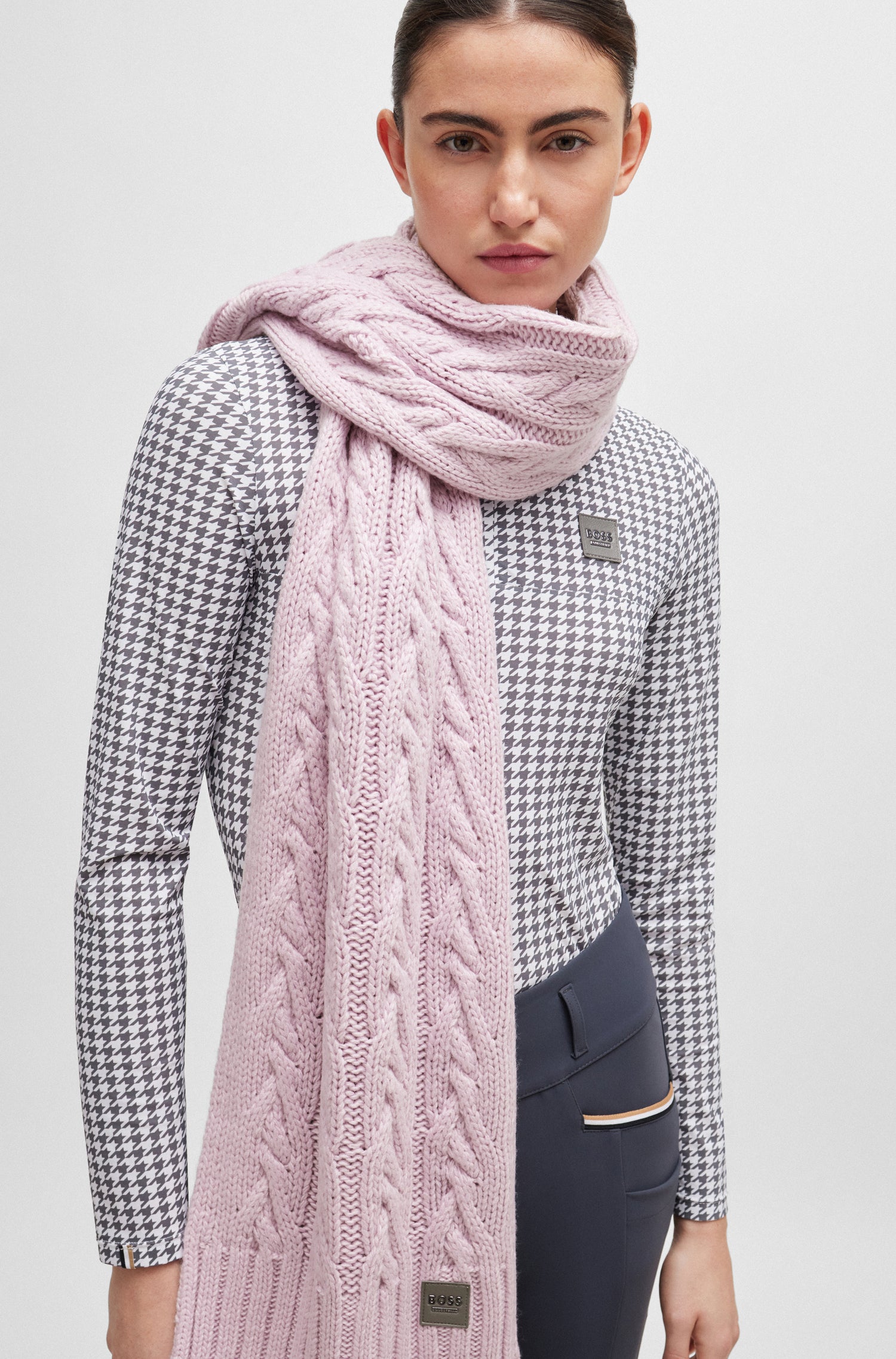 Cable-Knit Scarf