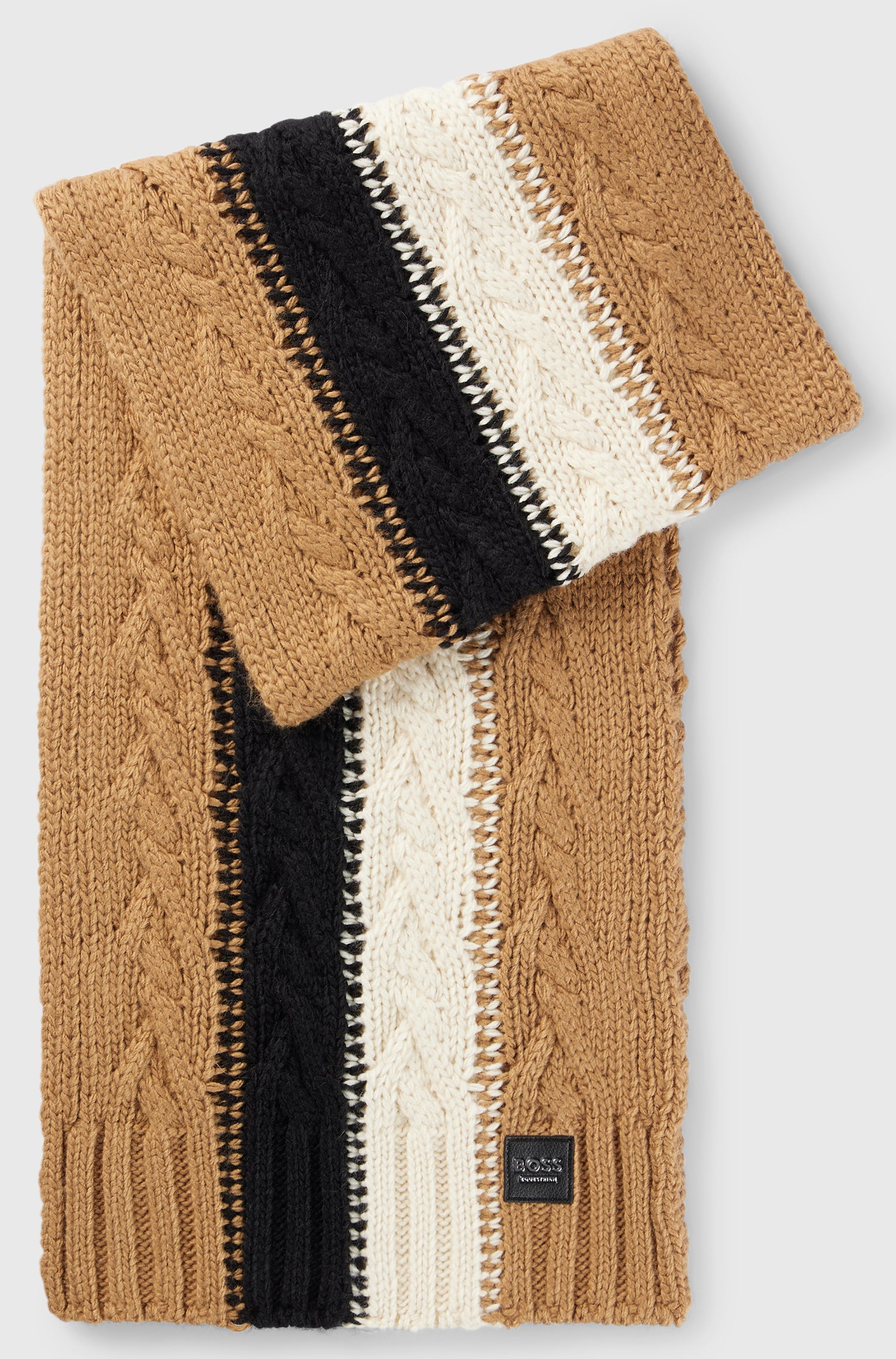 Cable-Knit Scarf
