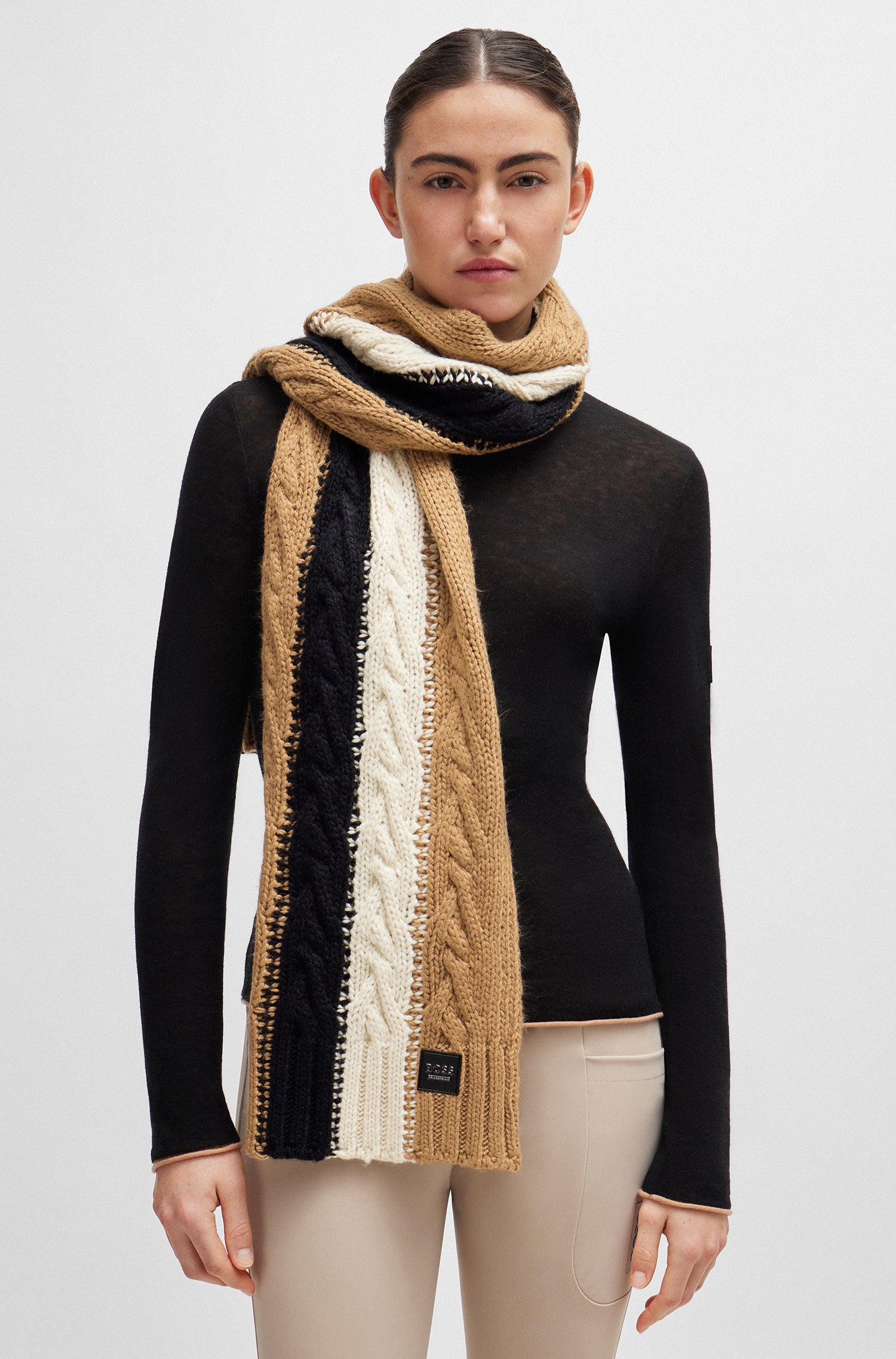 Cable-Knit Scarf
